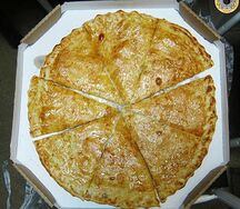 Пицца блинная с курицей и говяжьим фаршем