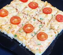 Суси-пицца с курицей