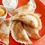 Жареные вареники с картофелем