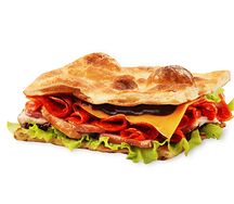 Супер Сэндвич Бургер Чиабатта мясной