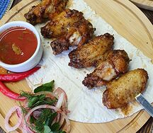 Крылышки на мангале