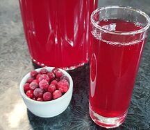 Клюквенный Морс собственного производства