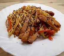 Лапша Wok со свининой
