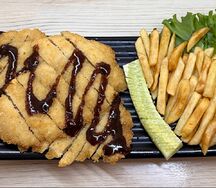 Куриная отбивная в соусе