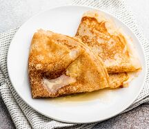Блины с маслом