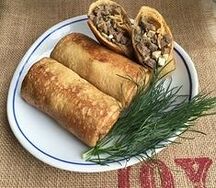 Mega блины из печени, сыра, яйца