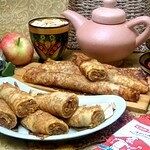 Блины: шоколадно - арахисовой пастой