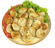 Жаренные пельмени и набор 15 шт. самые вкусные мясные домашние