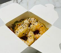 Удон с креветками