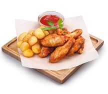 Крылышки жареные