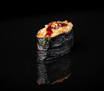Запеченный гункан с креветкой