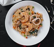 Рис с морепродуктами