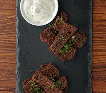 Гренки чесночные