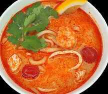 Суп Том ям с домашней лапшой New