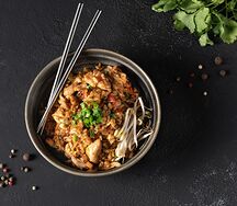 Тайский рис с цыпленком