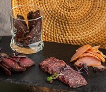 Закуски из вяленного мяса