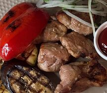 Шашлык из куриного бедра