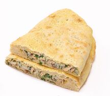 Пирог с рисом и рыбой