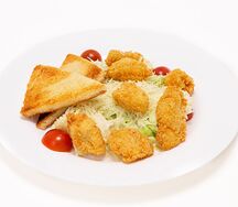 Салат Цезарь с курицей