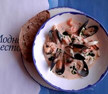 Соте из морепродуктов