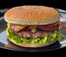 Гамбургер с беконом