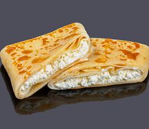 Блины с творогом