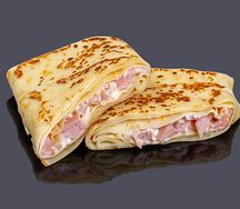 Блины с ветчиной