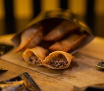 Чебуреки Мини с говядиной и свининой