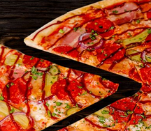 Пицца Пепперони-бекон