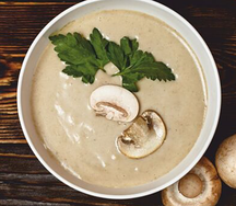 Крем-суп грибной