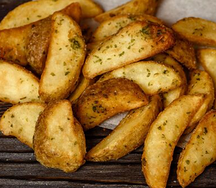 Фри дольками со специями