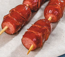 Сосиски на шпажках