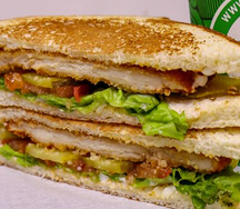 Сендвич с куриной котлетой