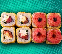 Запеченный ролл с тунцом