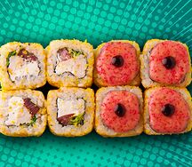 Запеченный Цезарь ролл с куриной грудкой