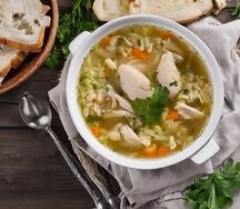 Щи с курицей
