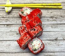 Калифорния с тигровой креветкой