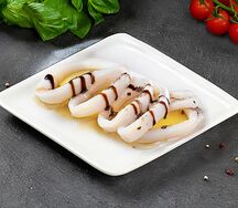 Кольца кальмаров, маринованные в меду