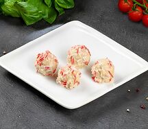 Сырные шарики с крабовым мясом