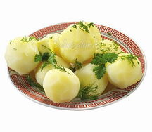 Картофель отварной с зеленью