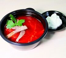 Борщ с говядиной