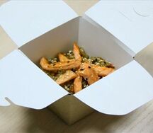 Тяхан с лососем