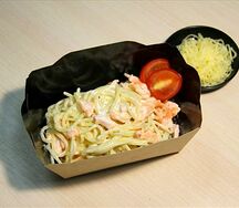 Паста с лососем