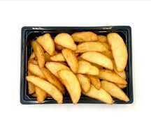 Картофельные дольки с кетчупом