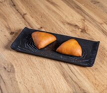 Пирожок с рисом и яйцом печеный 