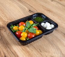 Салат Овощной с томатами черри и моцареллой