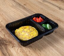 Омлет с ветчиной