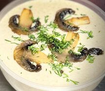 Суп-пюре грибной