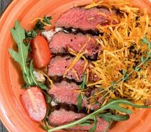 Картофельный салат с говядиной