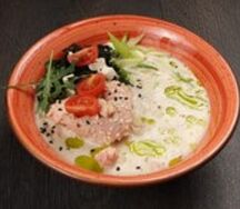 Сливочный суп с лососем